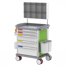 Crash Emergency Trolley Hospital Emergency Trolleys  Hospital ABS Movable Crash Medical trolley